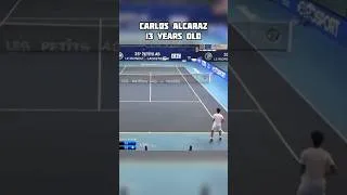 Thumbnail: Carlos Alcaraz at 13 Years Old 🤯 #shorts