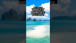Thumbnail: Did you know that the Philippines consists of over 7500 islands? 🌊 #travel #adventure #traveltips