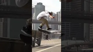Thumbnail: Torey Pudwill kickflip Backtail nyc bench