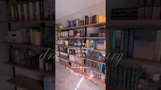 Thumbnail: Building my dream library (part 2) full YT video is up on my channel! #booktok #bookish #bookshelf