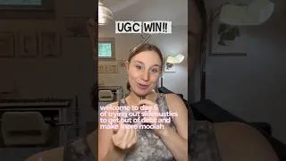 Thumbnail: Literally so excited 🥹 #ugc #ugccreator #sidehustle #debtpayoff