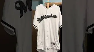 Thumbnail: Milwaukee Brewers 2017 Memorial Armed Forces Day Majestic Authentic Home Jersey