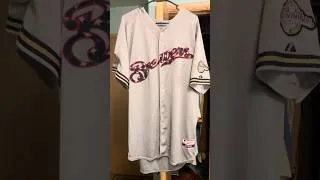 Thumbnail: Milwaukee Brewers 2015 4th Of July Independence Day Majestic Authentic Road Jersey