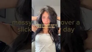 Thumbnail: Messy ponytail’s😍 #foryou #fyp #foryourpage #hair #shortsviral #shortvideo #shorts #viral #short