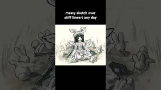Thumbnail: Imperfect messy lines are prettier. #artprocess #sketch #art