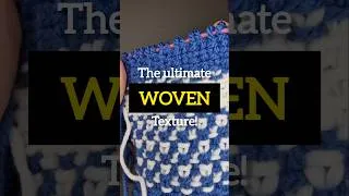 Thumbnail: The "I can't believe it's not woven" stitch you need to try. 🧶✨ #knooking #knitting #linenstitch