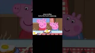 Thumbnail: why does cartoon food look better than real food #fyp #peppapig #childrenscartoon #food #cooking