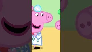 Thumbnail: George Pig Learns Doctors Aren’t Scary | Brave Kids Check-Up Story #PeppaPig #shorts