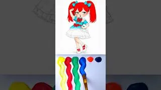 Thumbnail: Poppy Playtime Poppy Color Smash Magic Hair Change 🎨 #poppyplaytime #shorts