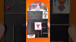 Thumbnail: Poppy Playtime Magic Cardboard Maze Game 💙 Amazing Ball Challenge 😍