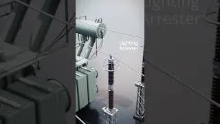 Thumbnail: When Lightning Hits a Substation? #shorts #science #engineering