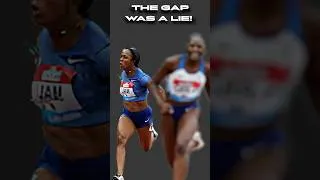 Thumbnail: This Track & Field Sprinting Finish Lied About Control #TrackAndField#Sprinting#Athletics#Shorts