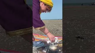 Thumbnail: A Day by the Sea | Cooking Fresh Fish Kabab the Village Way 🐟🔥 #villagecooking #cooking #short