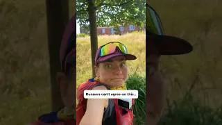 Thumbnail: Runners can't agree on this... 🤨 #shorts #running
