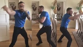 Thumbnail: Conor McGregor shows his protégés some boxing skills