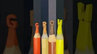 Thumbnail: transformation of pencils #microart #microsculpture #art #asmr #relaxing #pencilcarving