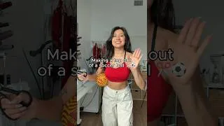 Thumbnail: Making a top out of a soccer ball⚽️✂️ #mundial2026 #diy #soccerball upcycle