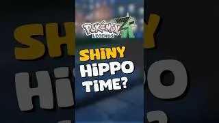 Thumbnail: Just GIVE ME the Shiny Hippo... #shorts #pokemon #shinypokemon #pokemonlegendsza #shinyhunting