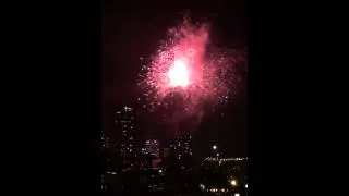 Thumbnail: CN Tower lit up in fireworks for Pan Am Games opening ceremony