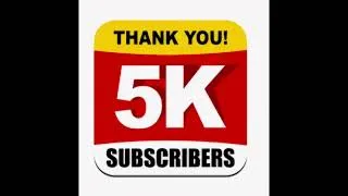 Thumbnail: 5K SUBS: THANK YOU!