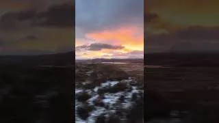 Thumbnail: Scottish Highlands, Train Travel in Scotland #train #travel #scotland #sunrise #wanderlust #morning