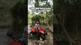 Thumbnail: 🏆 Bali's Wildest ATV Ride Was INSANE! 💦🔥 #shorts
