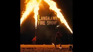 Thumbnail: Langkawi Fire Show at Pantai Cenang Beach #shorts
