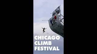 Thumbnail: Jumps from the climbing competition at Navy Pier, Chicago #shorts