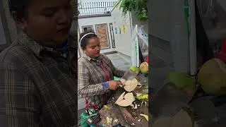 Thumbnail: 1$ Fresh Green Coconut in Cambodia 🇰🇭 #coconut #phnompenh #streetfood #Cambodia #cambodian
