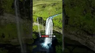 Thumbnail: "Exploring Iceland's 60 Meter Waterfall: Salyalansfoss" #travelshorts