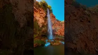 Thumbnail: Towering Waterfall! #waterfall #spain #travel
