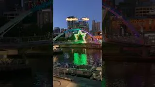Thumbnail: Melbourne Australia Evan Walker Bridge #shorts #nightwalk #travel