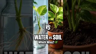 Thumbnail: Money Plant in Water vs Soil Which Grows Faster #plants