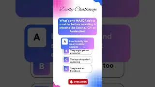 Thumbnail: Crypto Investment Quiz 2025 | Are You a Smart Investor? #crypto #podcast #viralvideo