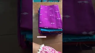 Thumbnail: Raw silk blouses with thread weaving 💜200rs single blouse🩷 #trendycollectionbyradhika #rawsilk