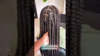 Thumbnail: jumbo size knotless braiding hairstyles #shorts #braids #hairstyles #knotlessbraids