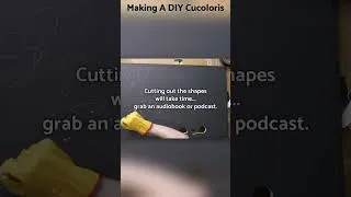 Thumbnail: Building a filmmaking DIY Cucoloris Lighting Modifer #shorts #filmmaking #diy