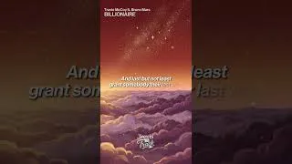 Thumbnail: Travie McCoy ft. Bruno Mars - Billionaire (Lyrics) #shorts