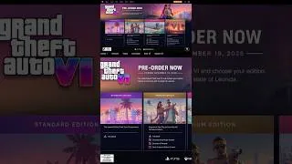 Thumbnail: NEW Grand Theft Auto 6 Pre Order Editions LEAKED, EARLY ACCESS, & MORE!
