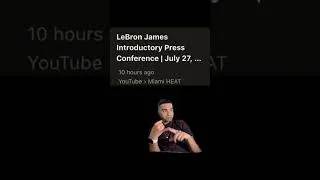 Thumbnail: Miami Geat Post A Scheduled Live Stream “LeBron James Introductory Press Conference” For July 27th…
