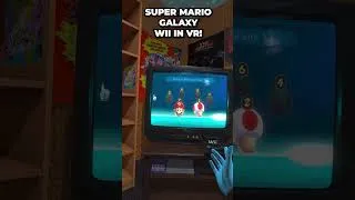 Thumbnail: Super Mario Galaxy Wii In VR! 😱 | EmuVR #shorts