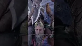 Thumbnail: Kratos meets the squirrel #shorts #godofwar #godofwarragnarok #godofwarshorts #ragnarok #kratos