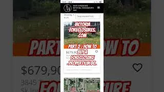 Thumbnail: How to Find Foreclosure Listings on victoriaforeclosures.com