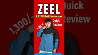 Thumbnail: Zeel Raingear Review #zeelraincoat #flipkart #raincoatreview #review #unboxing #monsoonessentials