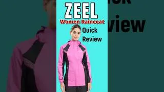 Thumbnail: Zeel Solid Women Raincoat Review