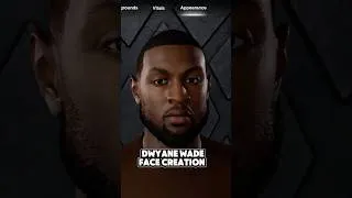 Thumbnail: Best Dwyane Wade Face Creation NBA 2K27 #shorts #viral #nba2k #2k #subscribe #gaming #nba2k27