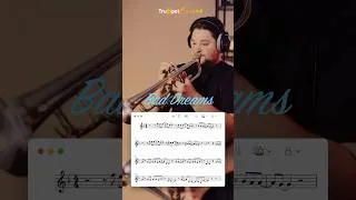 Thumbnail: Play Bad Dreams by Teddy Swims with me on Trumpet #trumpetsheetmusic #trumpet #baddream
