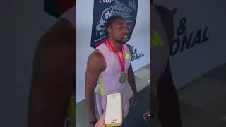Thumbnail: Noah Lyles Said he Raun 9.5 and 9.6 after winning 100m to become US National Champ