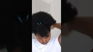 Thumbnail: This quick and easy natural hairstyle lasts so long😍 #shorts