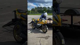 Thumbnail: New Bike build😈 Old trailer couldn’t keep up. This one? Solid. Fold it, haul it, forget about it.